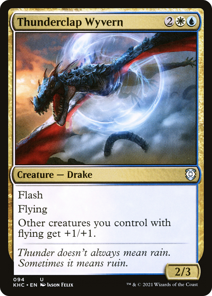 Thunderclap Wyvern (KHC-094) [Kaldheim Commander]