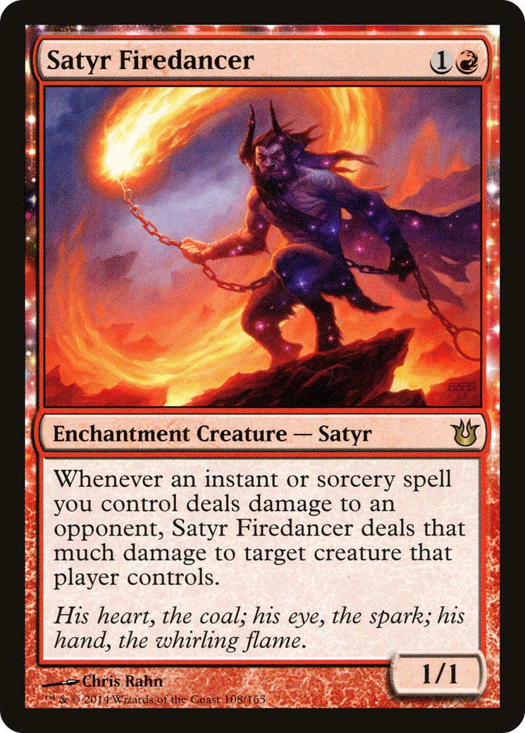 Satyr Firedancer (BNG-108) [Born of the Gods]