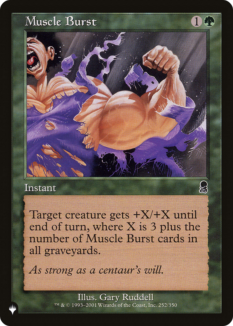 Muscle Burst (LIST-ODY-252) [The List]