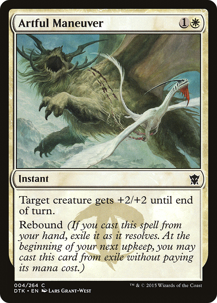 Artful Maneuver (DTK-004) [Dragons of Tarkir] Foil