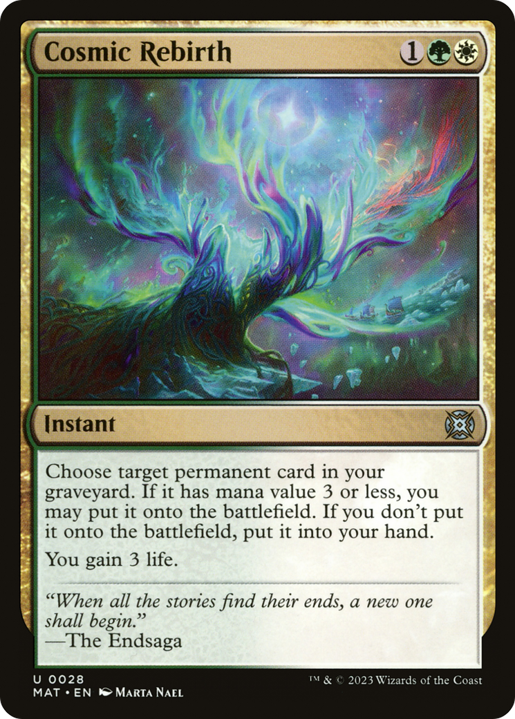 Cosmic Rebirth (MAT-028) [March of the Machine: The Aftermath] Foil