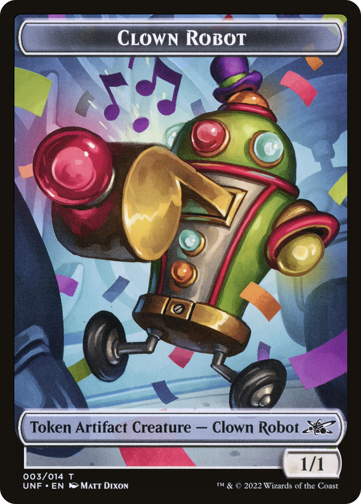Clown Robot Token (UNF-003) [Unfinity Tokens]