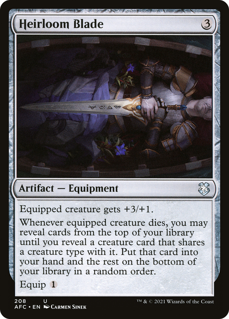 Heirloom Blade (AFC-208) [Forgotten Realms Commander]