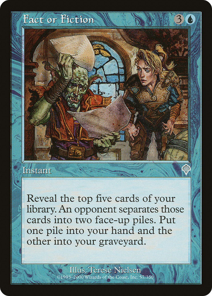 Fact or Fiction (INV-057) [Invasion] Foil