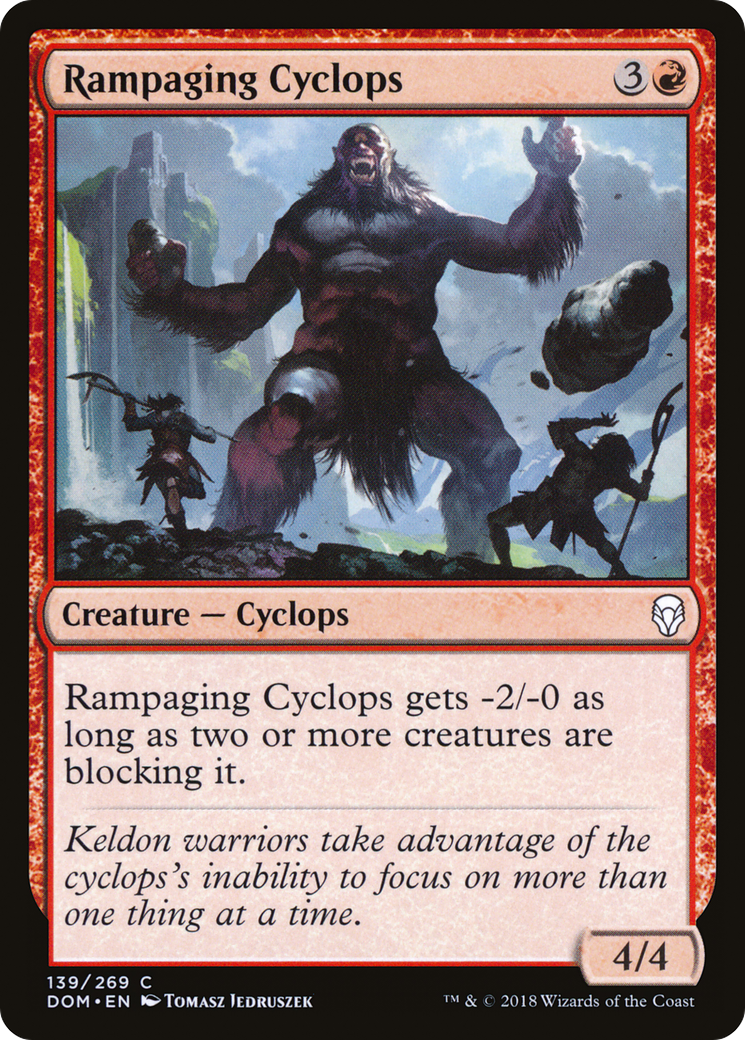 Rampaging Cyclops (DOM-139) [Dominaria]