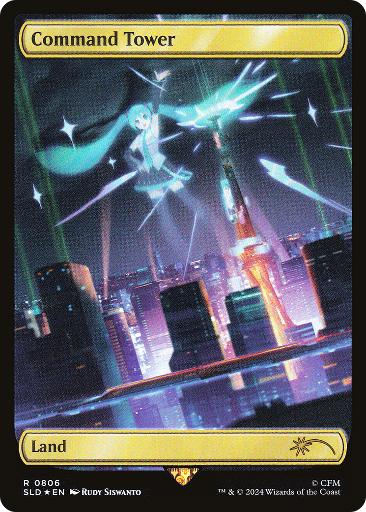 Command Tower (SLD-806) (Borderless) [Secret Lair Drop]
