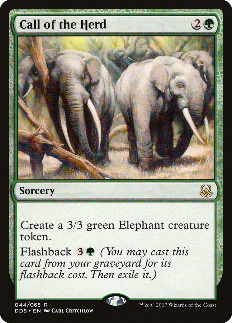 Call of the Herd (DDS-044) [Duel Decks: Mind vs. Might]