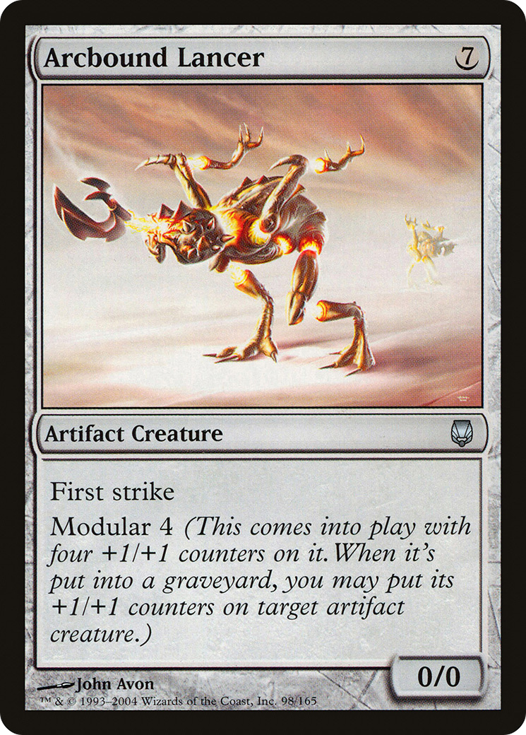 Arcbound Lancer (DST-098) [Darksteel] Foil