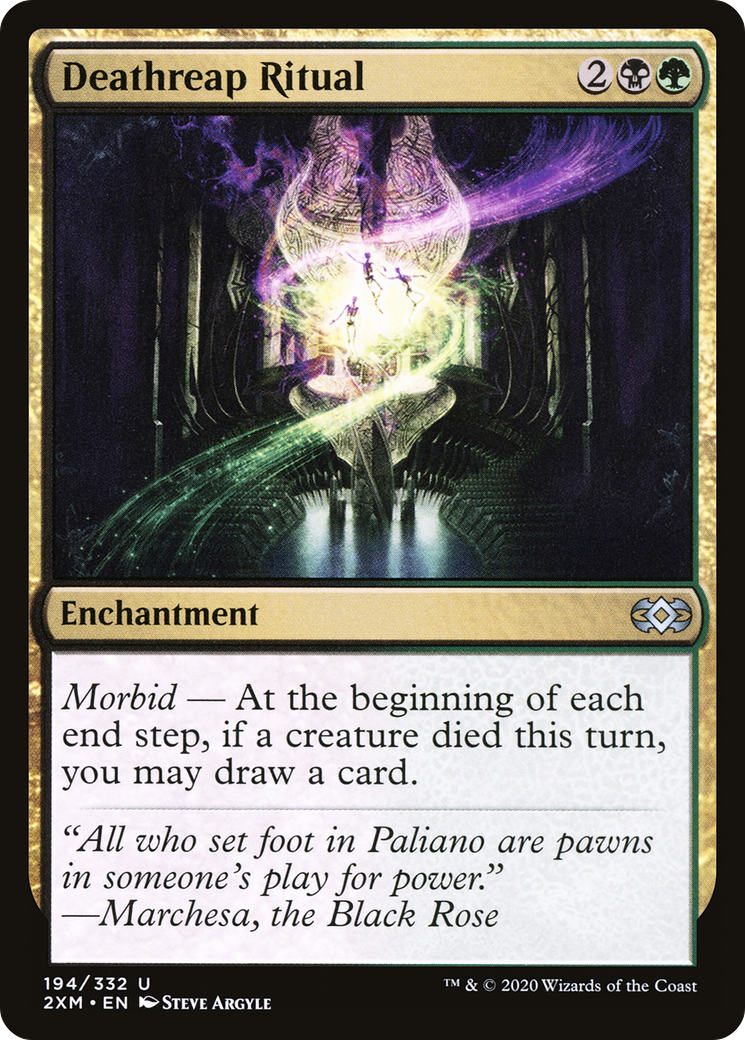 Deathreap Ritual (2XM-194) [Double Masters] Foil
