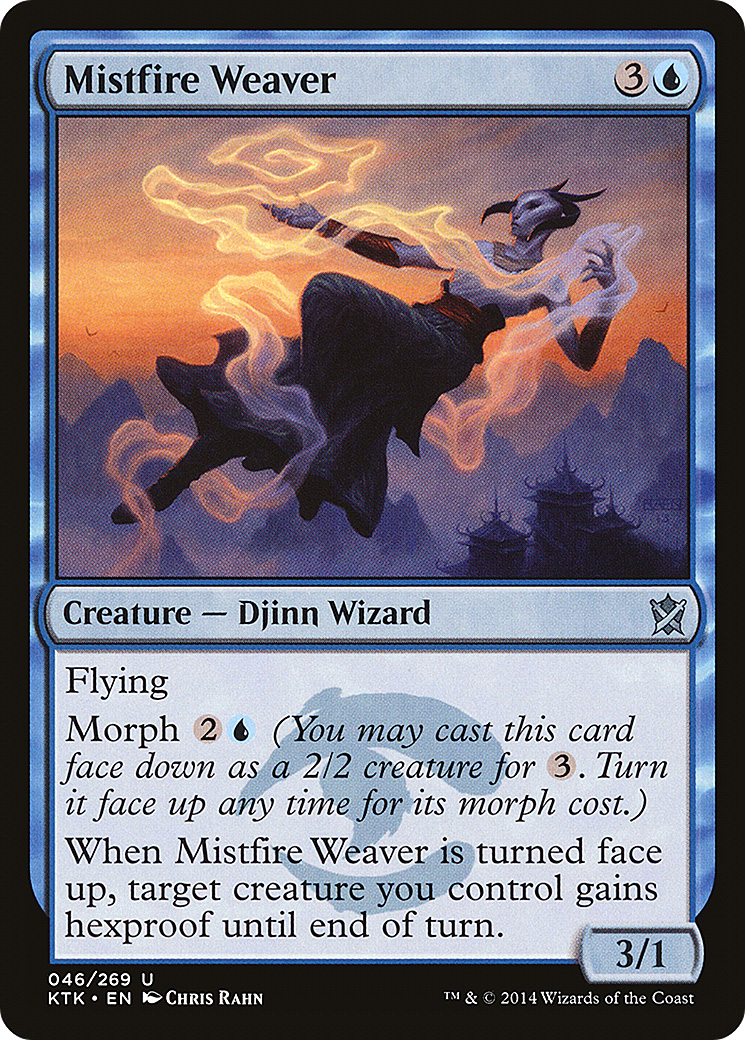 Mistfire Weaver (KTK-046) [Khans of Tarkir]