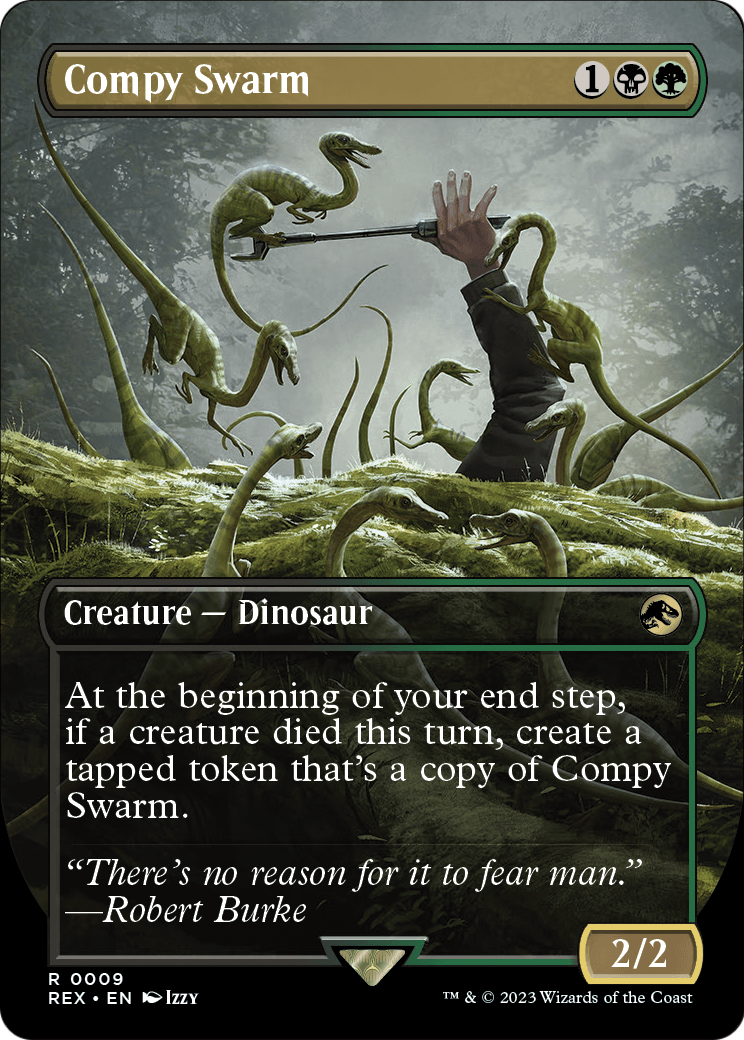 Compy Swarm (Borderless) (REX-009) [Jurassic World Collection]