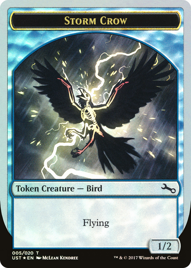 Storm Crow Token (UST-005) [Unstable Tokens] Foil