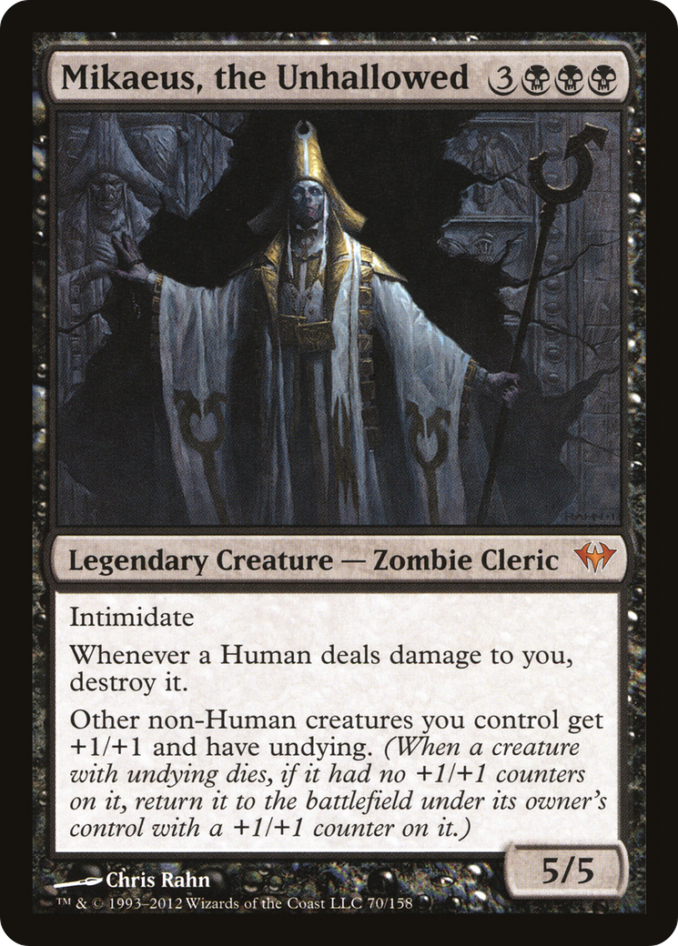 Mikaeus, the Unhallowed (DKA-070) [Dark Ascension] Foil
