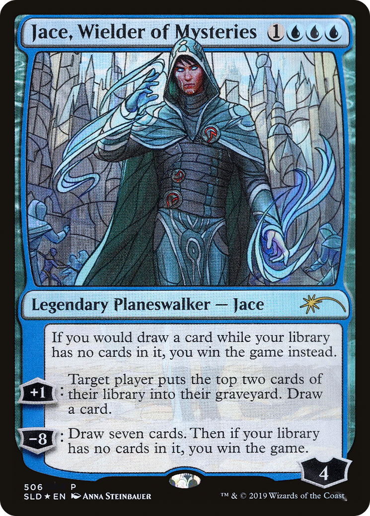 Jace, Wielder of Mysteries (Stained Glass) (SLD-506) [Secret Lair Drop] Foil