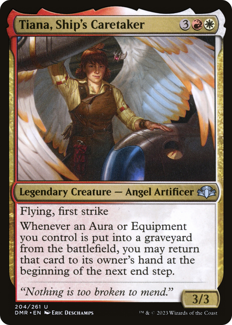Tiana, Ship's Caretaker (DMR-204) [Dominaria Remastered] Foil