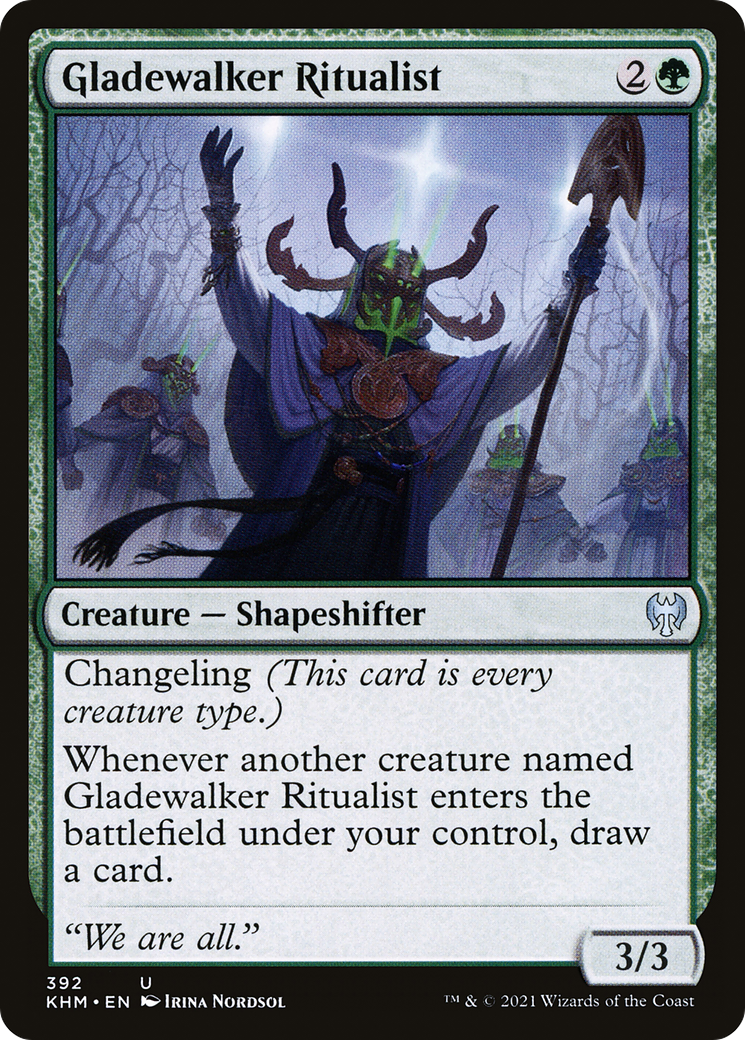 Gladewalker Ritualist (KHM-392) [Kaldheim]