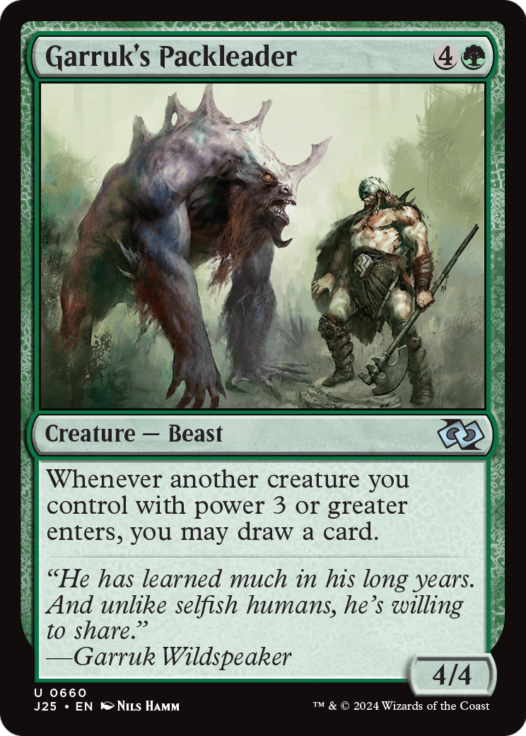 Garruk's Packleader (J25-660) [Foundations Jumpstart]