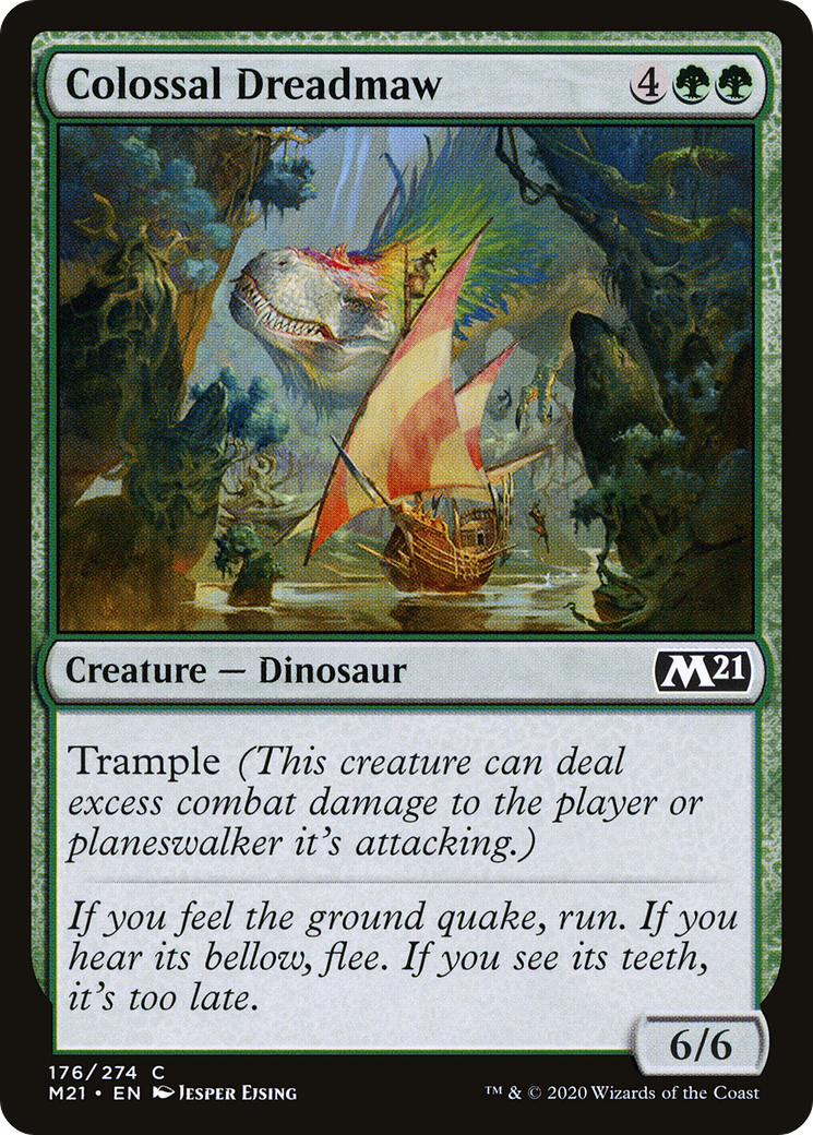 Colossal Dreadmaw (M21-176) [Core Set 2021] Foil