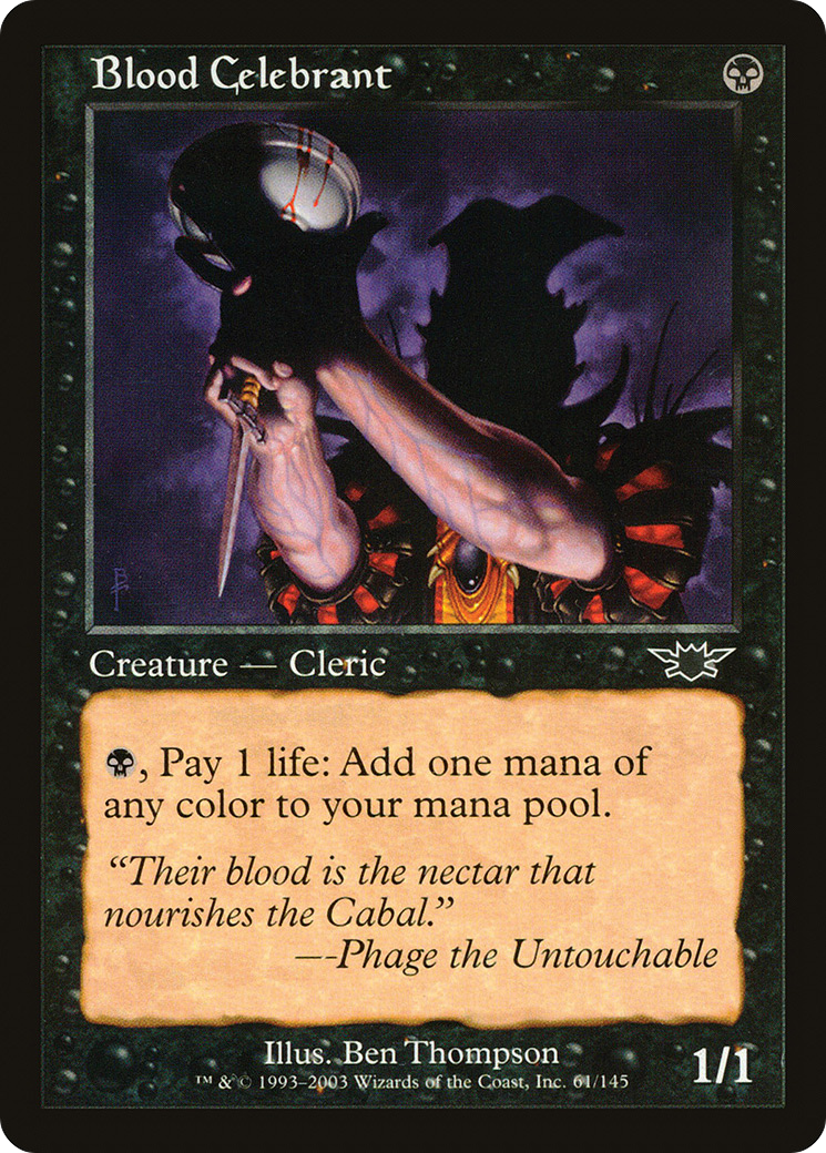 Blood Celebrant (LGN-061) [Legions] Foil