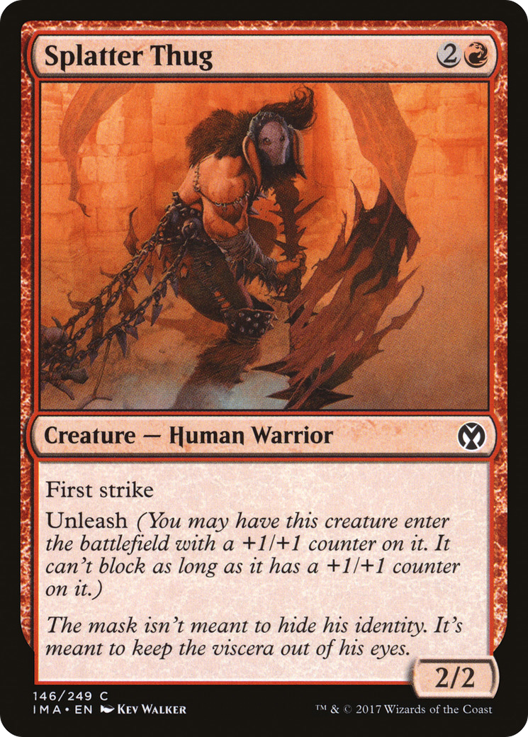 Splatter Thug (IMA-146) [Iconic Masters] Foil