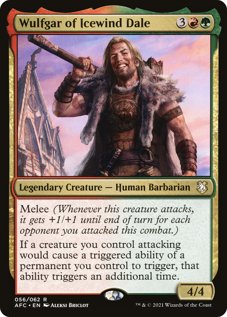 Wulfgar of Icewind Dale (AFC-056) [Forgotten Realms Commander]