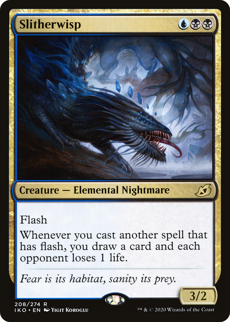 Slitherwisp (IKO-208) [Ikoria: Lair of Behemoths] Foil