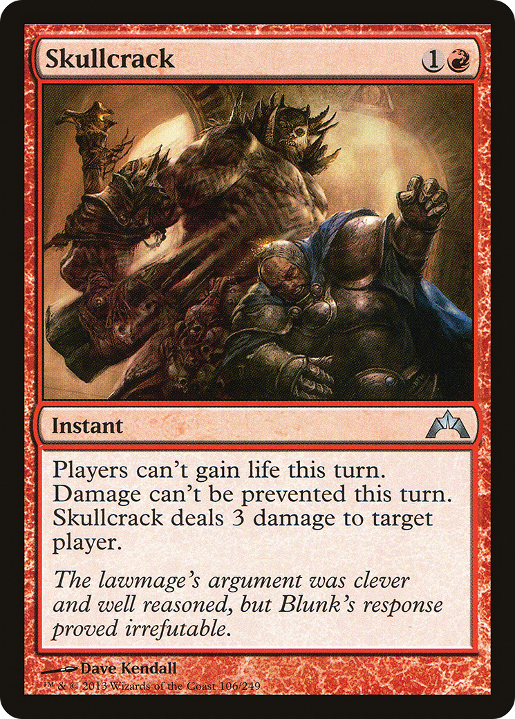 Skullcrack (GTC-106) [Gatecrash] Foil