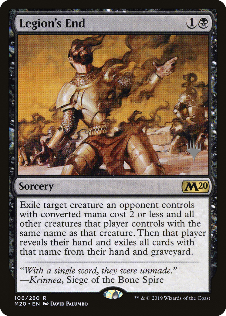 Legion's End (PPM20-106) [Promo Pack: Core Set 2020 Promos]