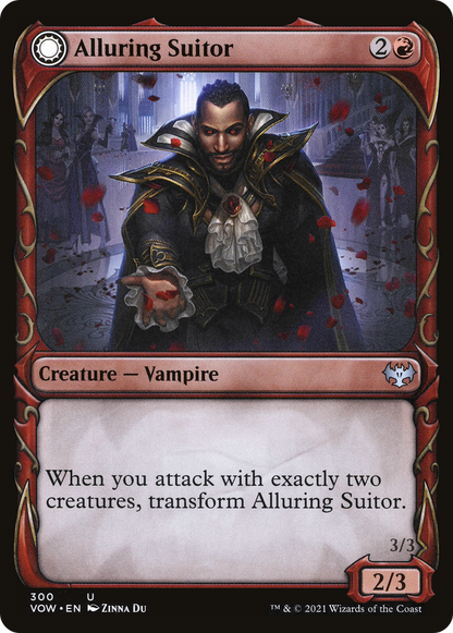 Alluring Suitor (Showcase) (VOW-300) [Innistrad: Crimson Vow] Foil