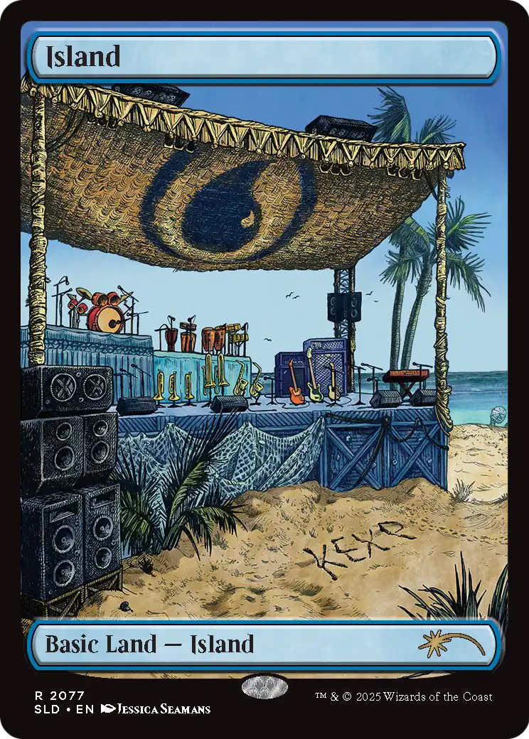 Island (SLD-2077) [Secret Lair Drop] Foil