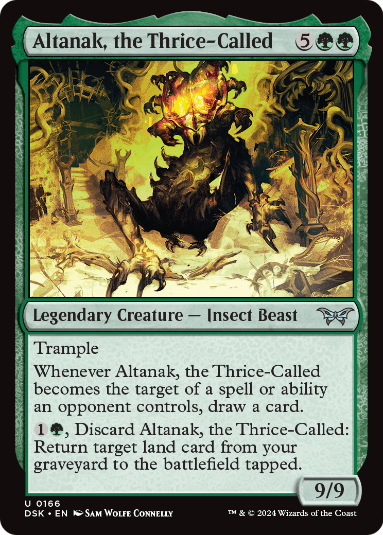 Altanak, the Thrice-Called (DSK-166) [Duskmourn: House of Horror] Foil