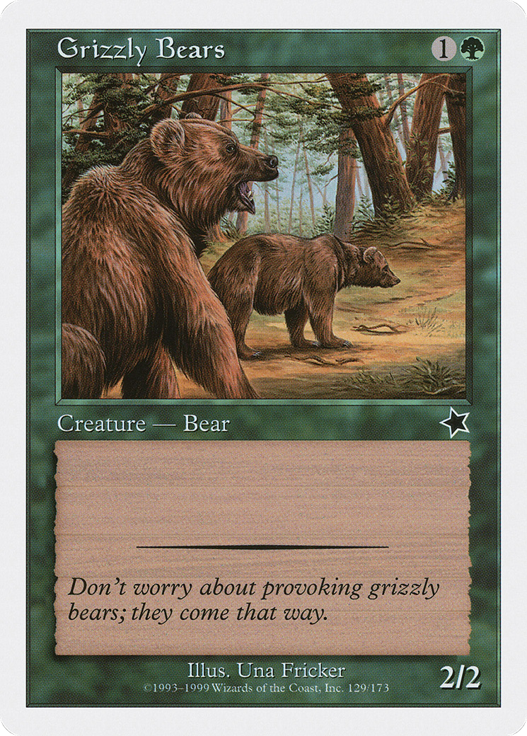 Grizzly Bears (S99-129) [Starter 1999]