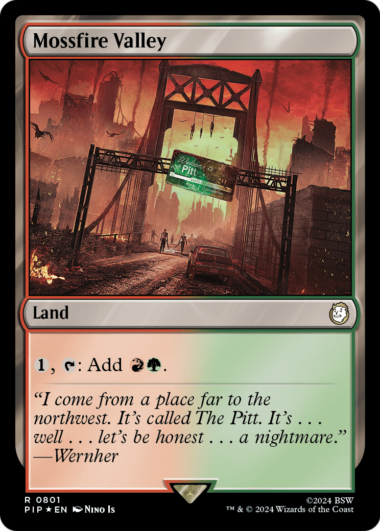 Mossfire Valley (Surge Foil) (PIP-801) [Fallout] Foil