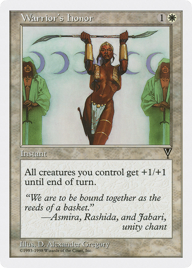 Warrior's Honor (ATH-082) [Anthologies]