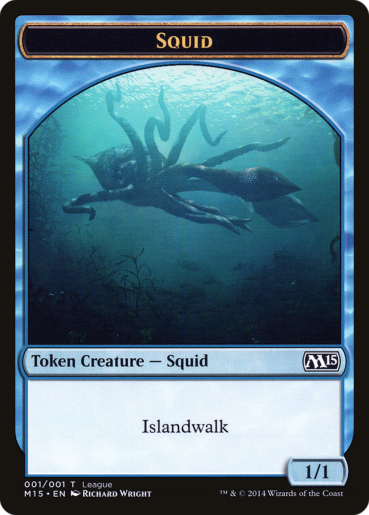 Squid Token (LEP-001) [League Tokens 2014]