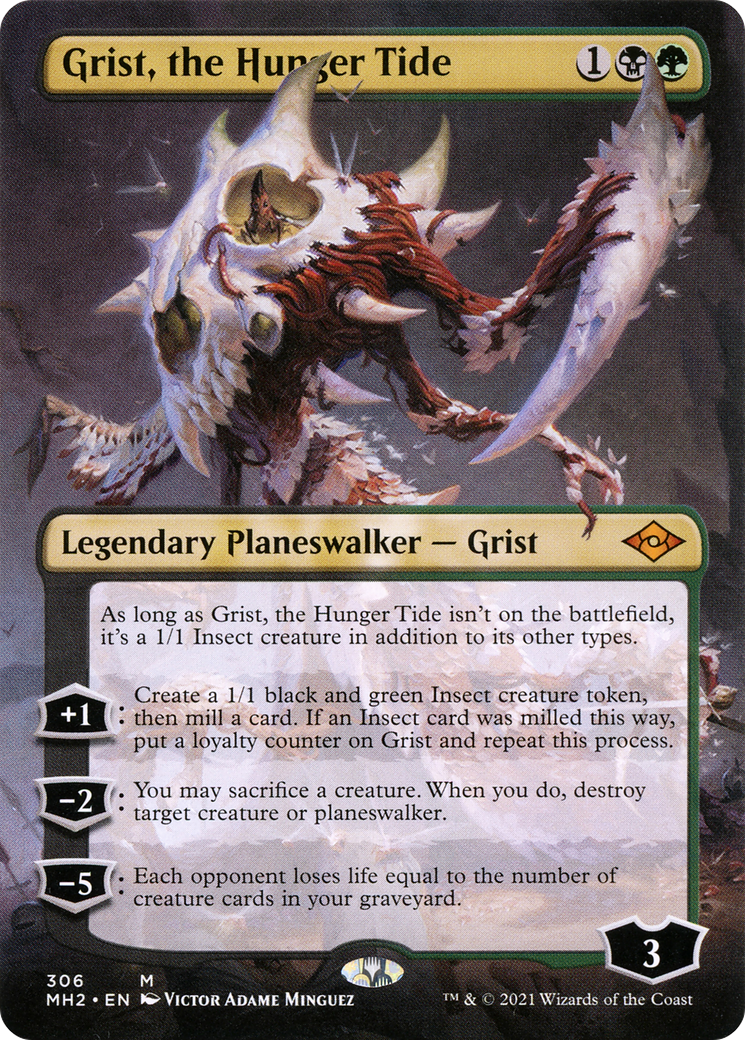 Grist, the Hunger Tide (Borderless) (MH2-306) (Borderless) [Modern Horizons 2] Foil