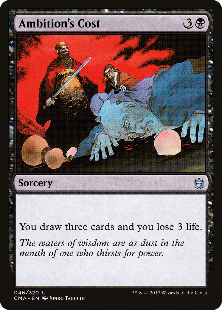 Ambition's Cost (CMA-046) [Commander Anthology]