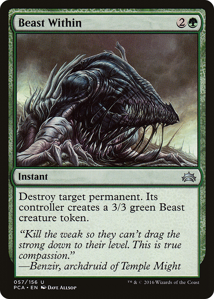 Beast Within (PCA-057) [Planechase Anthology]