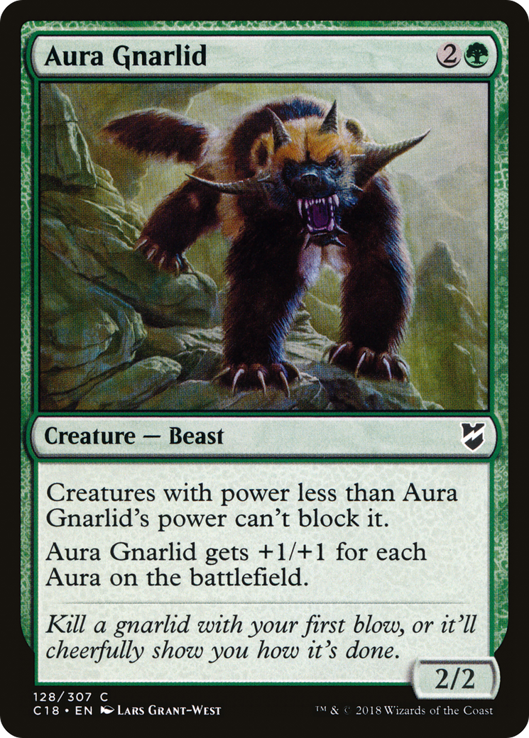 Aura Gnarlid (C18-128) [Commander 2018]