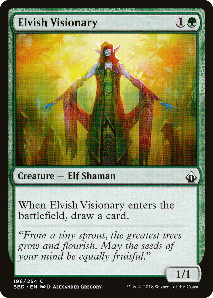 Elvish Visionary (BBD-196) [Battlebond]