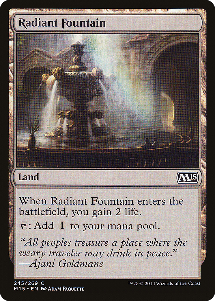 Radiant Fountain (M15-245) [Magic 2015] Foil