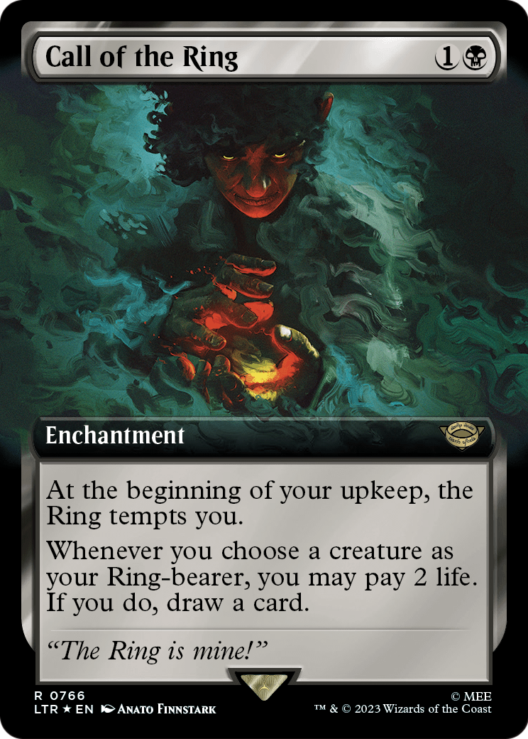 Call of the Ring (Extended Art) (Surge Foil) (LTR-766) [The Lord of the Rings: Tales of Middle-earth] Foil