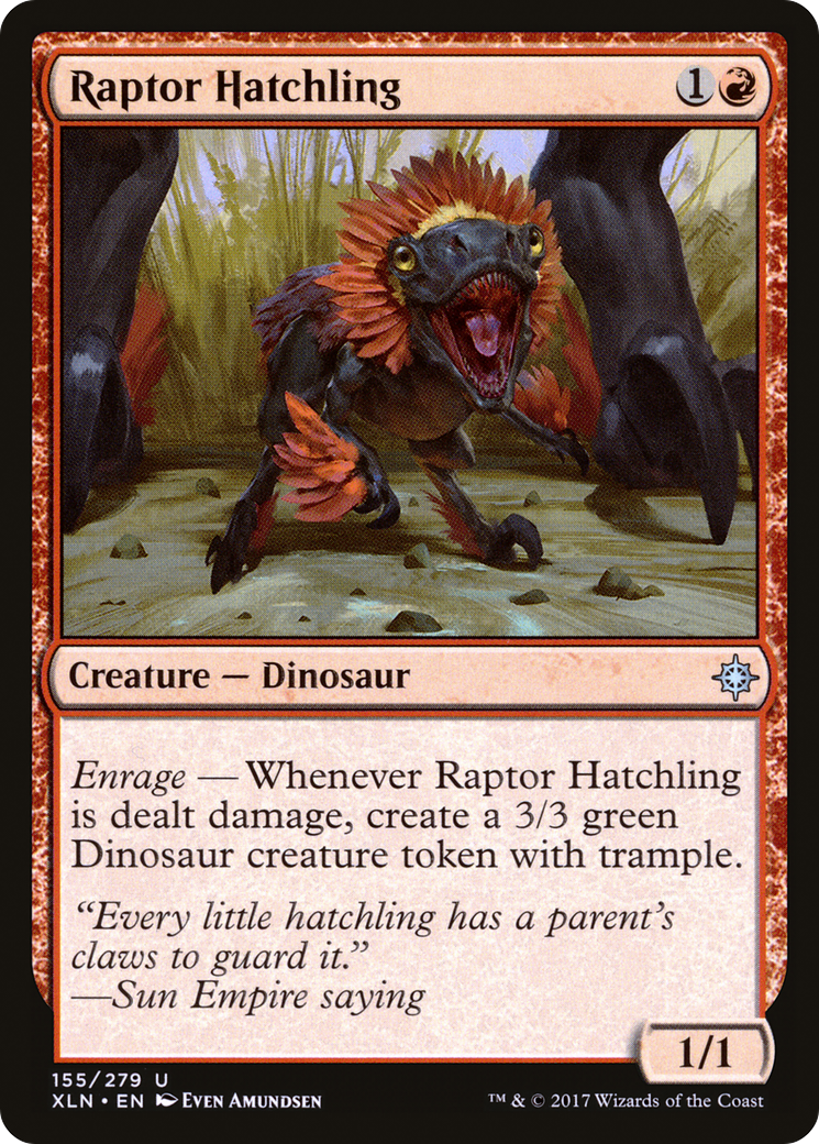 Raptor Hatchling (XLN-155) [Ixalan]
