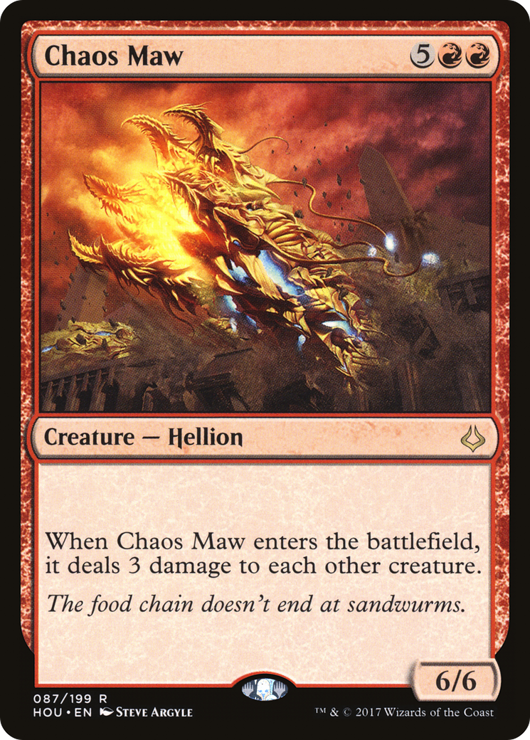 Chaos Maw (HOU-087) [Hour of Devastation] Foil