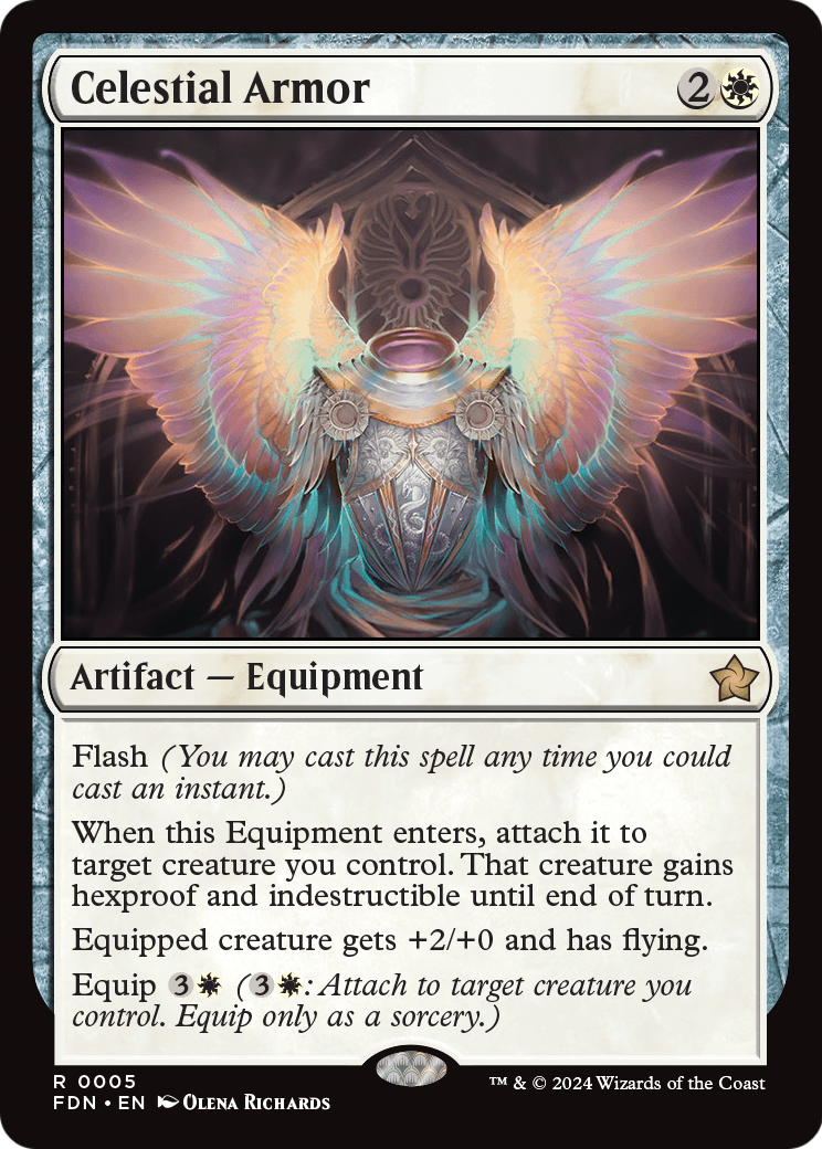 Celestial Armor (FDN-005) [Foundations] Foil