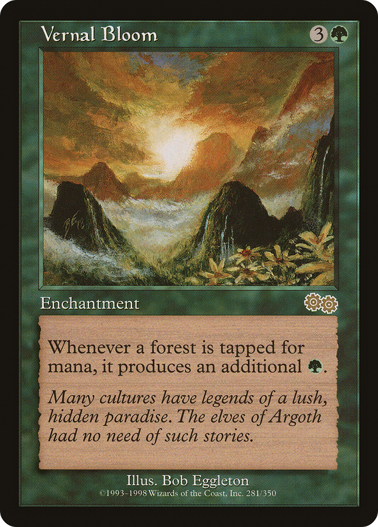 Vernal Bloom (USG-281) [Urza's Saga]
