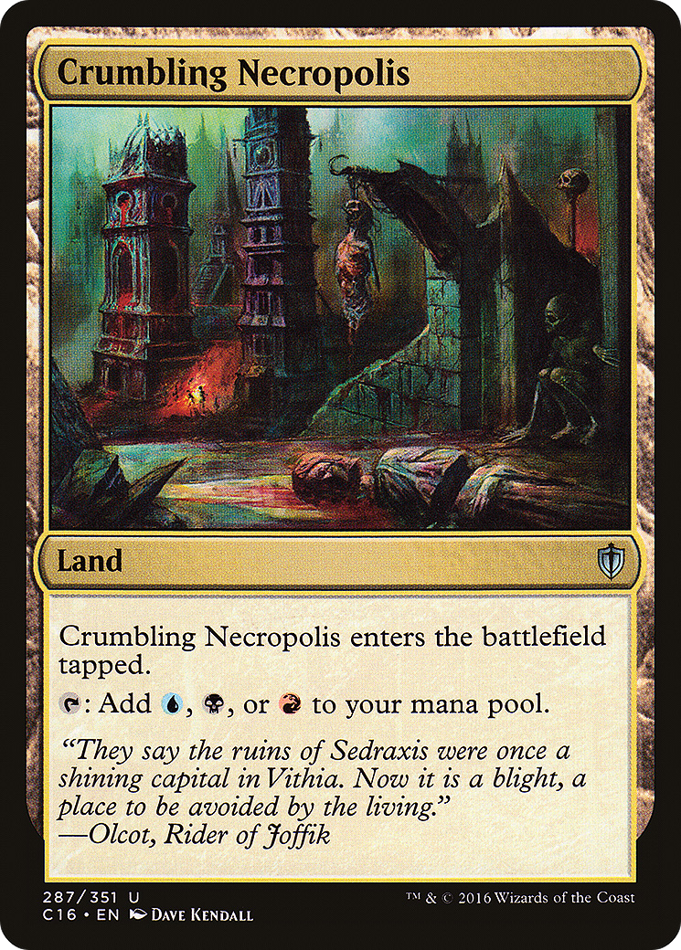 Crumbling Necropolis (C16-287) [Commander 2016]