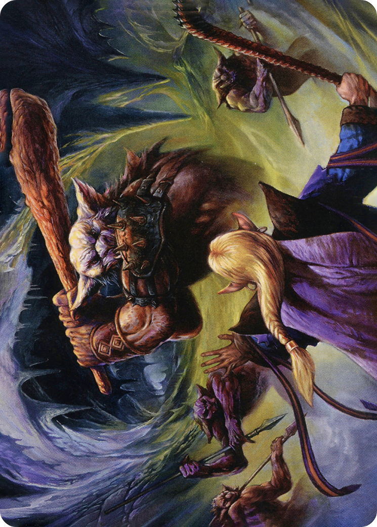 Den of the Bugbear // Den of the Bugbear (AAFR-034) (Borderless) [Adventures in the Forgotten Realms Art Series] Foil