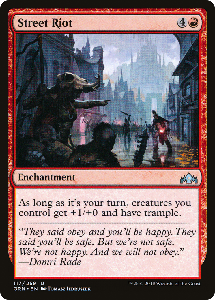 Street Riot (GRN-117) [Guilds of Ravnica] Foil