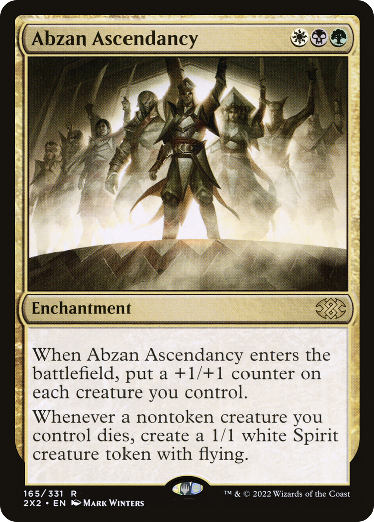 Abzan Ascendancy (2X2-165) [Double Masters 2022] Foil